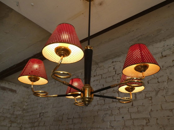 Lustre Mid-Century, France, années 1950 – Mid Century Modern (photo 7 of 7)