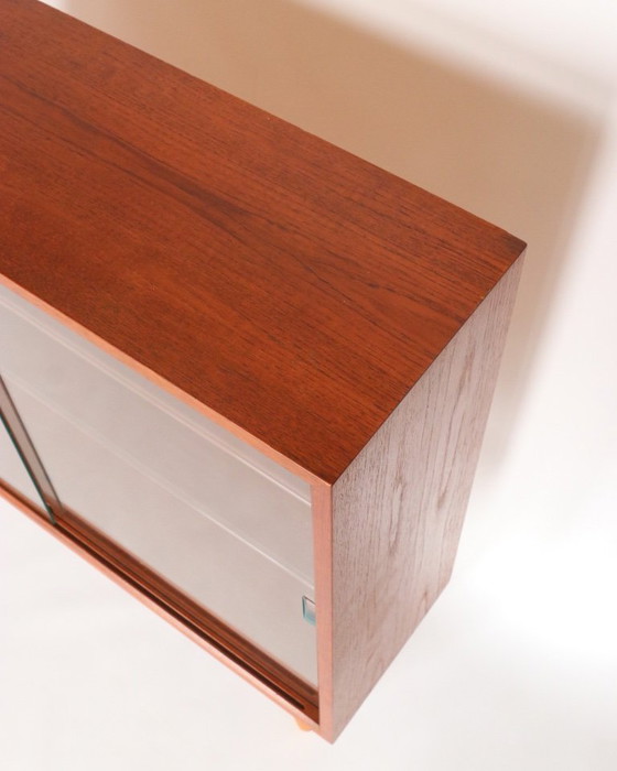 Image 1 of Libreria vintage in teak, vetrina, mobili retrò