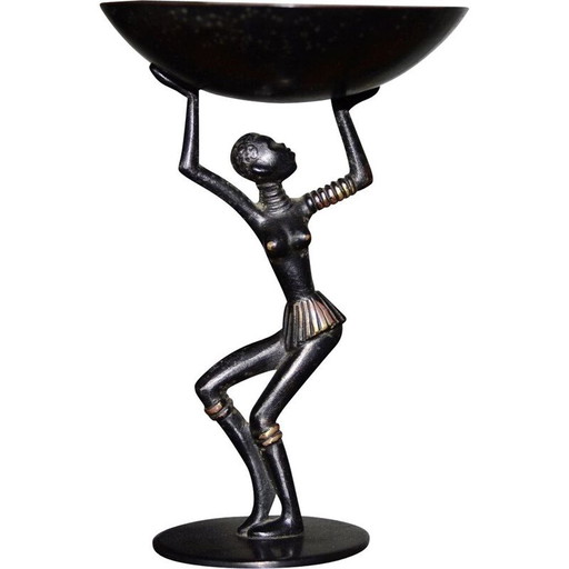 Vintage art deco bronze sculpture by Richard Rohac for the Agénauer Workshops, 1930