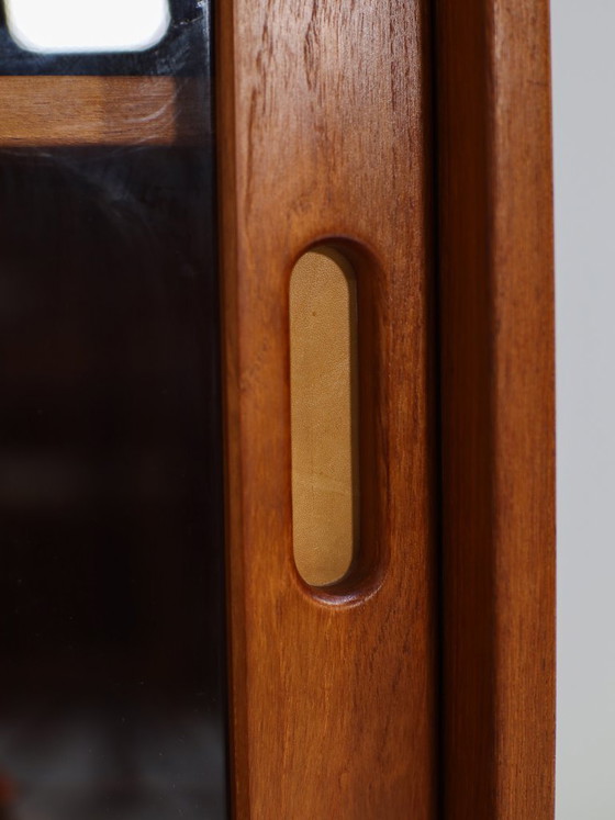 Image 1 of Cassettiera con vetrina Brouer in teak, vintage danese anni '60