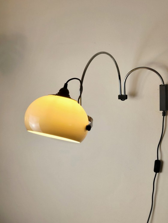 Image 1 of Lampada da parete vintage a doppio arco Van Dijkstra