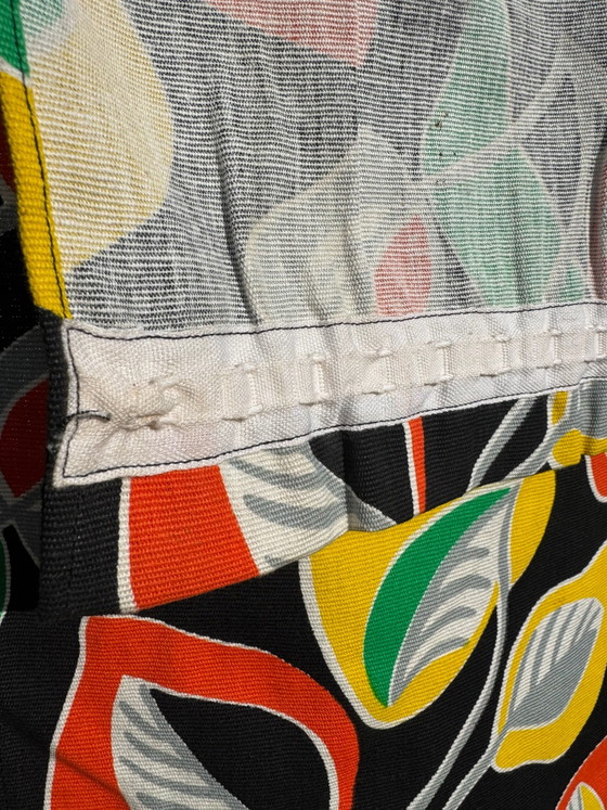 Colorful 70s Pop Curtains, Wall decoration, Cotton, Multi Color (photo 6 of 15)