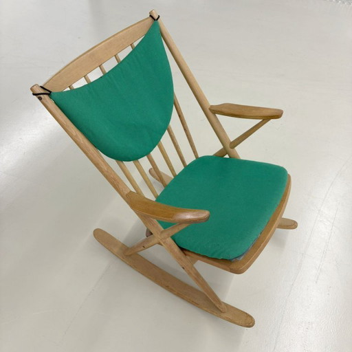 Frank Reenskaug Voor Bramin Schommelstoel Model 182 – schommelstoelen, Wood (photo 2 of 14)