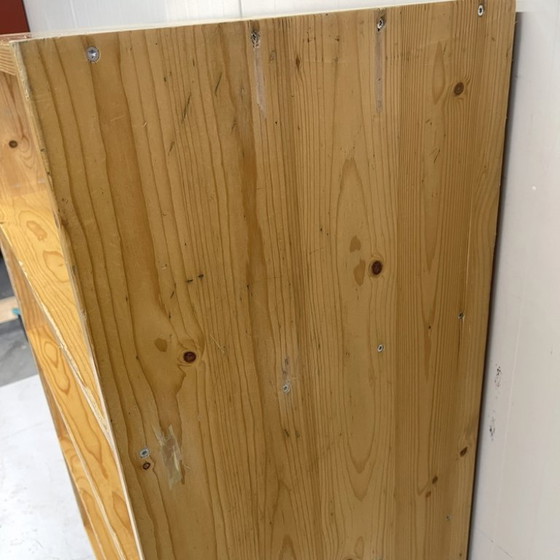 Image 1 of Armadio scolastico vintage Libreria in legno