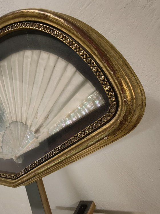 Ventaglio d'Epoca in Madreperla e Seta – Oggetti decorativi, Glass, Wood (photo 7 of 7)