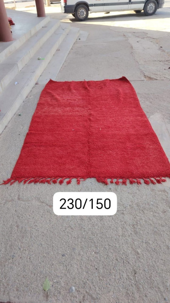 Image 1 of Handgeknoopt Berber kleed wol 230x150cm