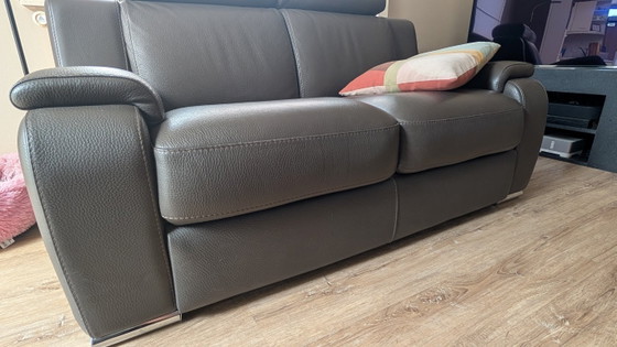 Image 1 of Italienische LAS Celio Ledercouch – elektrisch verstellbar, Top-Zustand