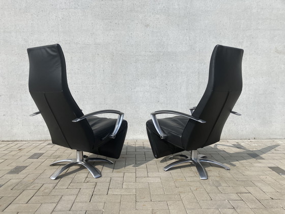 Image 1 of 2x Jori Brainbuilder relax black leather, medi, mono-move