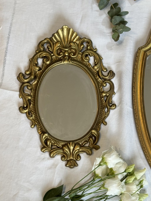 Vintage-Goldspiegel