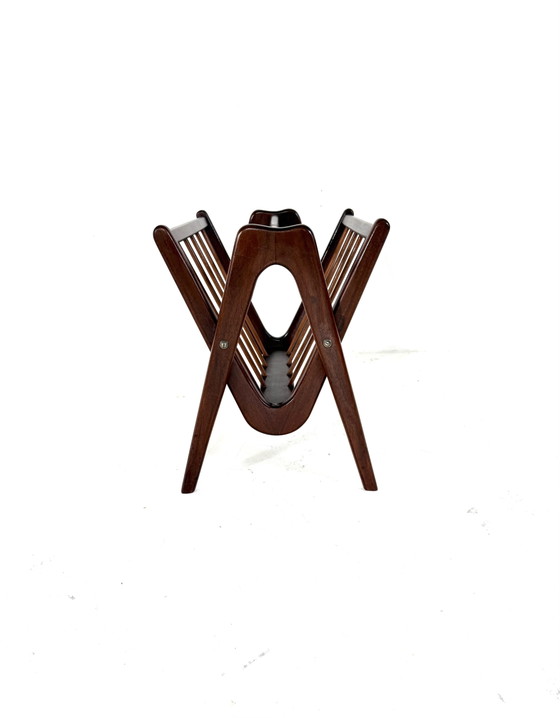 Portariviste vintage danese in teak degli anni '60 – Wood (photo 4 of 8)