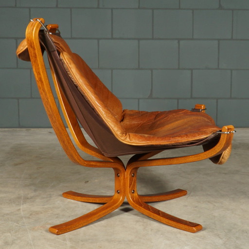 Vintage Falcon Fauteuil – Sigurd Resell – Vatne Møbler – Jaren 70