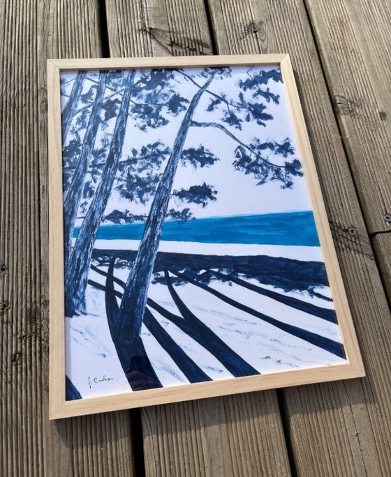 Image 1 of Ink on white fabriano paper.  Format 40x30cm.