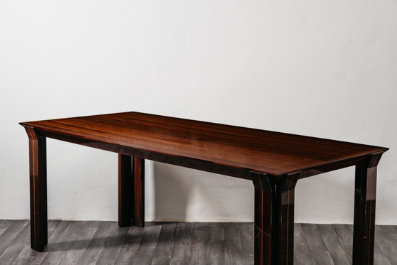 Image 1 of Rectangular Rosewood Dining Table, 1970s Vintage Modern Design