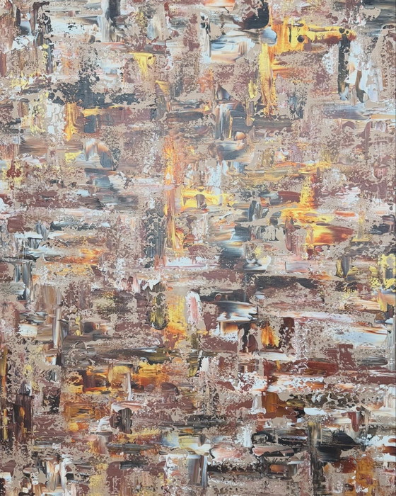 Image 1 of Artwork 90x70cm incl. floating frame