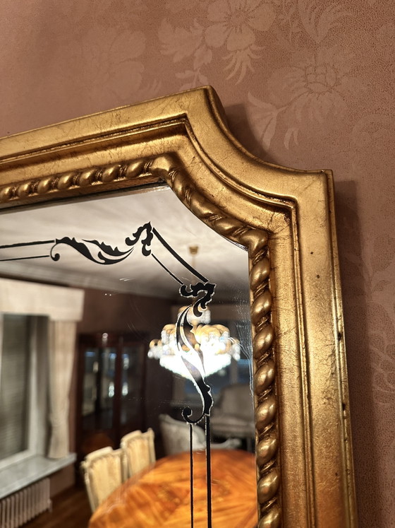 Image 1 of Buffet JP Ehalt avec miroir - Style Louis XIV - Buffet vintage années 70 - Ehalt Meubles