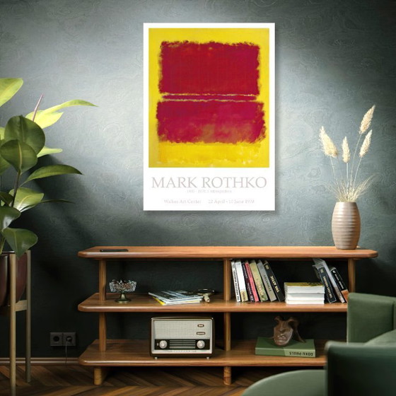 Rothko Mark - Cartel de la exposición del Walker Art Center n.º 15 - 1952 - 50 x 70 cm – Pósters, Paper (photo 8 of 8)