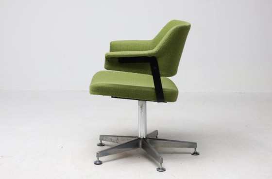André Cordemeyer — Chaise de bureau pour Gispen – Chaises pivotantes, Aluminium, Wool (photo 6 of 11)