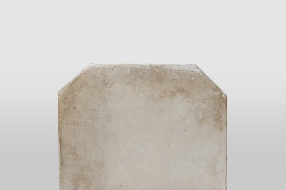 Image 1 of Console murale ancienne en plâtre français avec 3 chérubins, années 1900