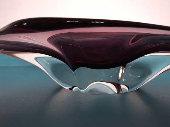 Image 1 of XL Murano Sommerso Gondola Bowl – 1960s