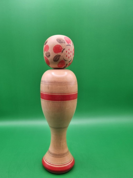 Vintage Nanbu-kei Kokeshi by Kakuhei Sasaki (1933-2007) – Decorative Objects, Wood (photo 3 of 6)