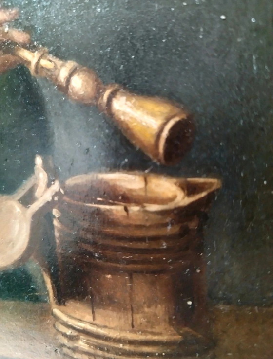 Image 1 of Old Oil Painting by Pehr Hilleström: Flute Player