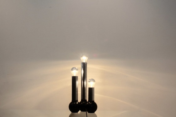 Targetti Sankey Tischlampe, Tischlampen, Kunststoff, Chrom (Foto 5 von 8)