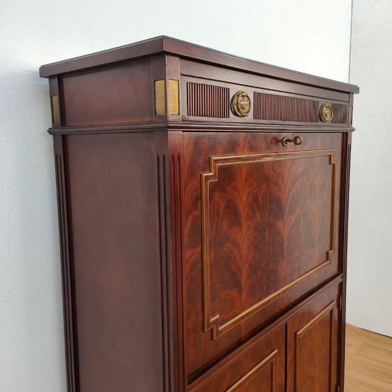 Image 1 of Antieke Mahoniehouten Secretaire in Empire-stijl