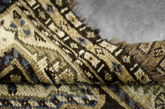 Image 1 of Tappeto Qashqai orientale lungo, tessuto a mano, stile nomade, anni '20