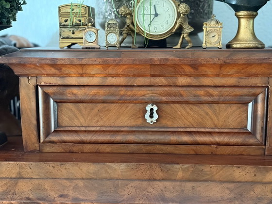 Antique Biedermaier secretary/cabinet ca. 1890 – Wood (photo 8 of 13)