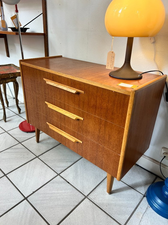 Image 1 of Cassettiera vintage, Svezia anni '60, teak e rovere