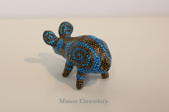100% Handmade Fantasy Animal Figurine No 25, Sculpture, Other, Brown (photo 6 of 6)