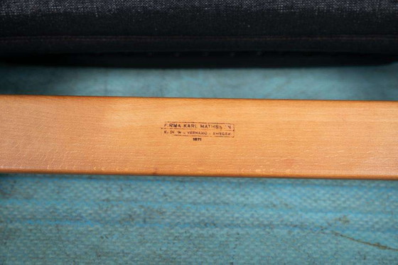 Image 1 of Design Lounge armchair & stool 70s Bruno Mathsson Pernilla