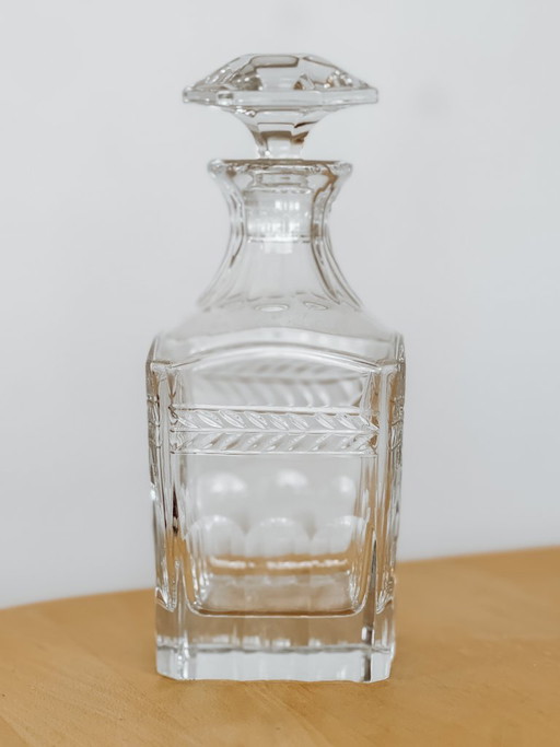 Decanter da whisky in vetro vintage