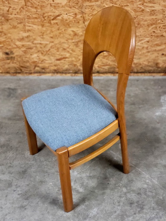 Image 1 of Set di 6 sedie da pranzo danesi vintage in rovere