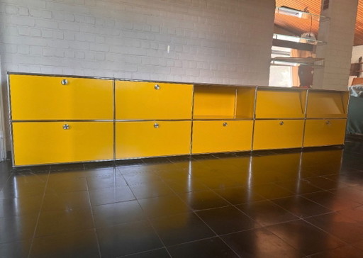 Modulaire USM Haller Plank/Étagère Basse – opbergkast, Metal, Chrome