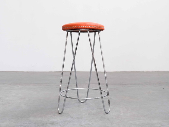 Image 1 of Vintage "STOLVIK" barkrukken set van 4, Bauhaus, Space Age, Mid-Century
