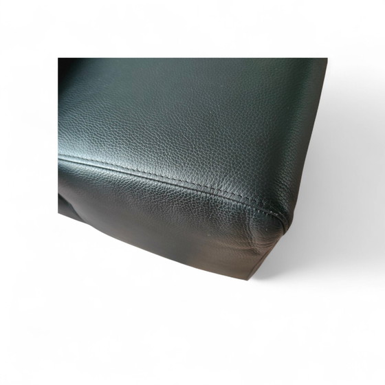 Image 1 of Sofá moderno de cuero negro Kanizsa Trend