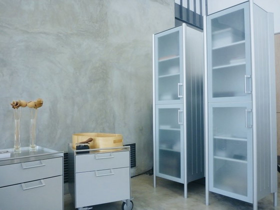 Ensemble de 2 meubles de cuisine Bulthaup System 20 – Buffets, Aluminium, Glass (photo 5 of 10)
