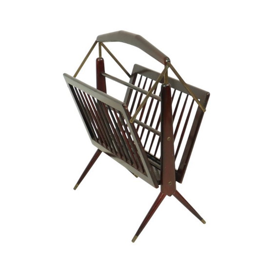 Image 1 of Italian Magazine Rack Magazine Rack Cesare Lacca