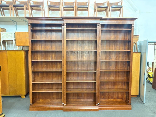 Large shelf, bookcase, book wall, library shelf, vintage
