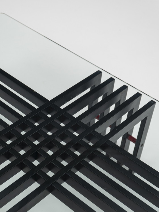 Image 1 of Tavolino da caffè con struttura in legno, Italia, anni '70