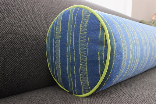 Roller cushion Blue