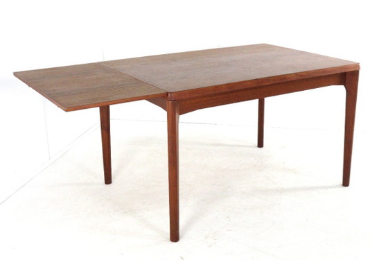 Image 1 of Henning Kjaernulf for Vejle extendable dining table table Danish vintage