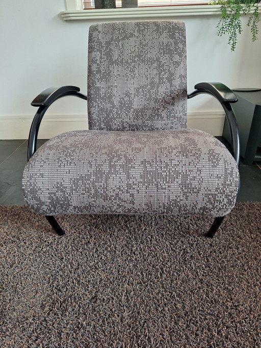 2x Gelderland 5470 lotus armchair