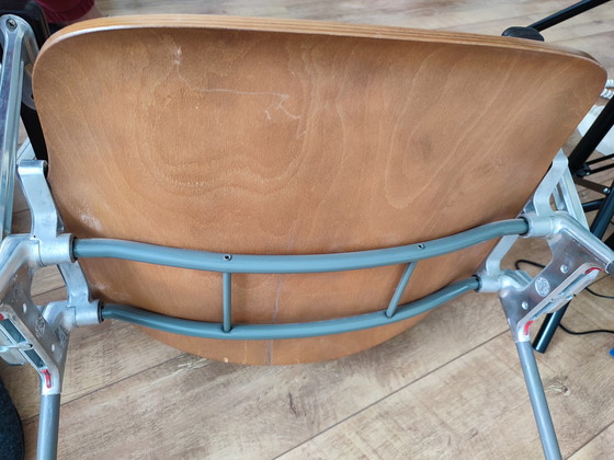 Image 1 of Sedia da ufficio sedia da scrivania Castelli legno metallo