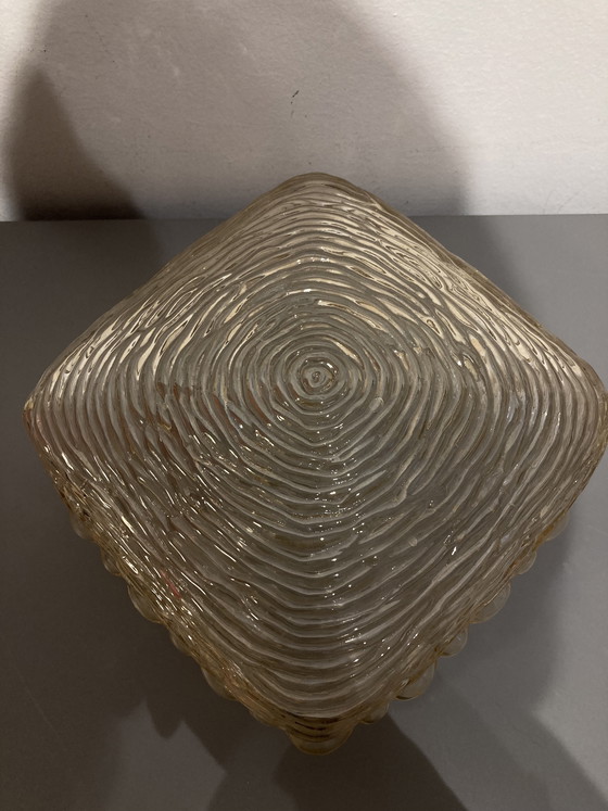 Image 1 of Vintage plafonniere van Glashutte Limburg