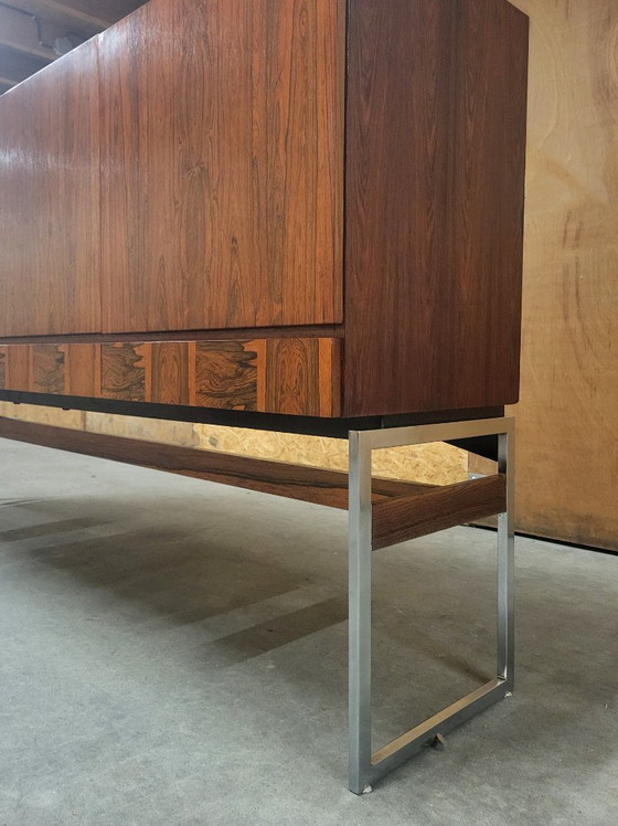 Image 1 of Vintage highboard in palissander van Aurora Meubelfabriek 1960