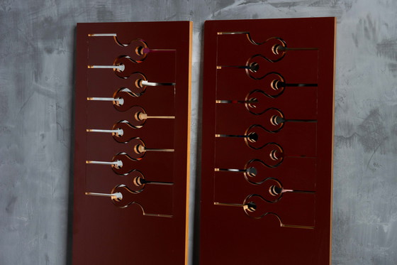 Image 1 of Appendiabiti con specchio 'Scorpion' di Anonima Design per Bonetto, Italia, anni '70