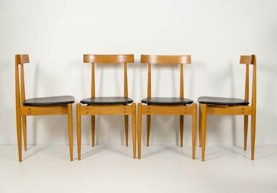 Image 1 of Set of Four Mid-Century Chairs by Alan Fuchs for ULUV, Krásná Jizba, 1965