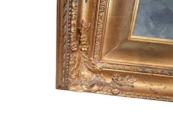 Image 1 of Huile sur toile de Francesco Tammaro, Scène de marché napolitain, 80 x 130 cm